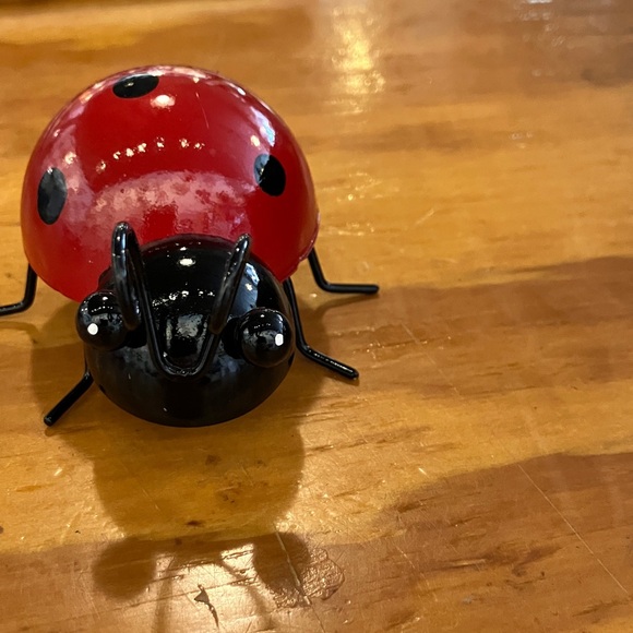Red and Black Ladybug Figurine - Picture 3 of 3
